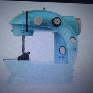 Mini electric sewing machine 2-speed desktop portable w LED Light brand new